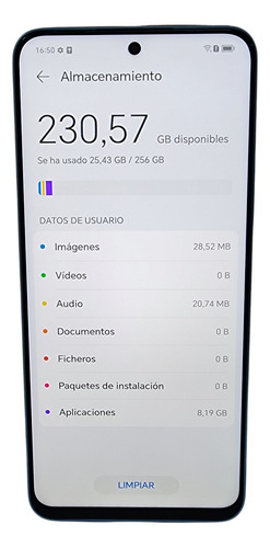 Celular Honor H90 Lite Dual Sim 256gb 8gb Ram Liberado Azul Claro (Usado)