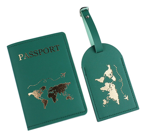 Funda De Pasaporte De Piel (gn-3) Para Mujer Y Hombre, Carte