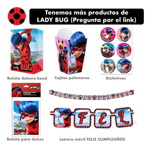 Ladybug Distintivos Stickers Artículo Fiesta - Lbu0m1