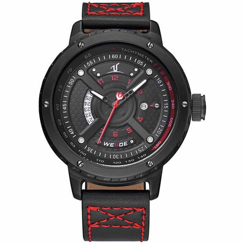 Reloj Weide Impermeable Cuero Elegante