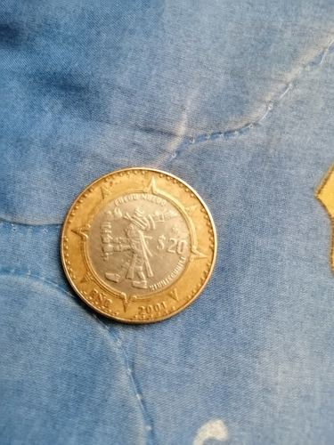 Moneda De 20 Pesos En Conmemoración Del Cambio De Milenio 