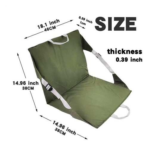 Asiento Plegable Para Gradas Cojín De Playa Plegable Con Res