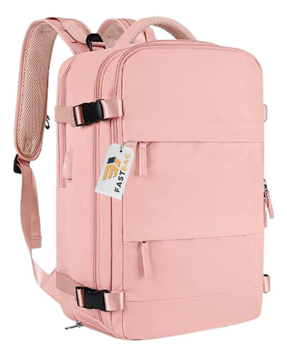 Mochila urbana Fast Bag cor rosa claro de 30L
