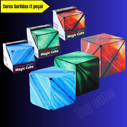 Variedade Mutável Cubo mágico magnético anti stress 3d mão virar