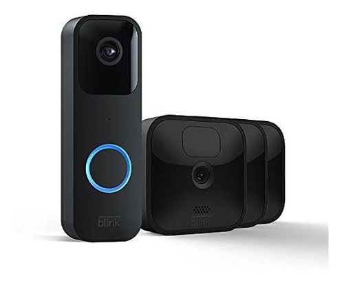 Blink Video Doorbell + 3 Camaras Para Exteriores