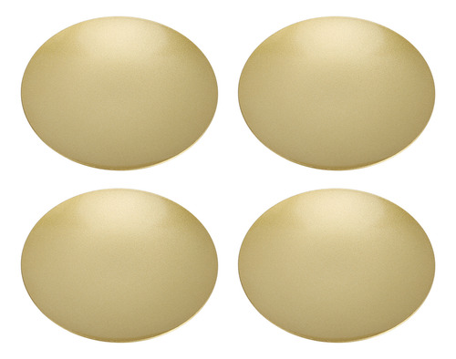 Platos De Metal Para Velas, 4 Unidades, De Color Dorado, Est