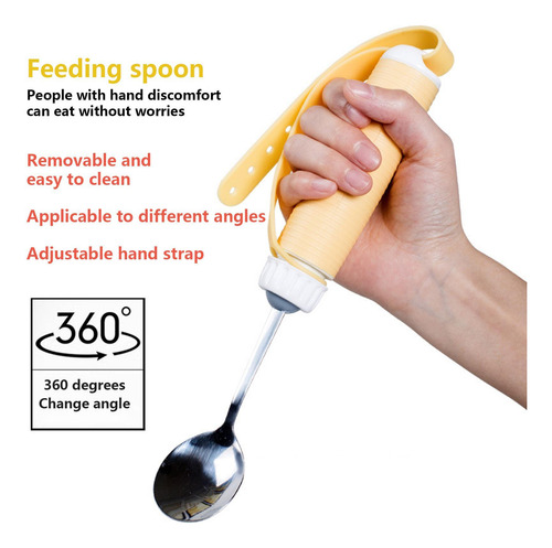 Silverware De Agarre Fácil Spoons Spoons Spoons Borks Cuchor