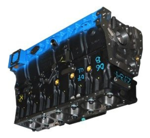 Bloco Motor (6cc) Mwm X12 6cil Onibus 17210eod 1 2w0103011d