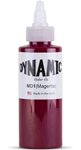 Tinta Tatuar Dynamic Ink Profesional Magenta 1 Oz Tattoo