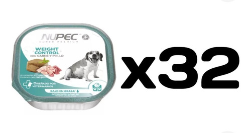 Alimento Nupec Weight Control Pack 32 Latas Msi !!!