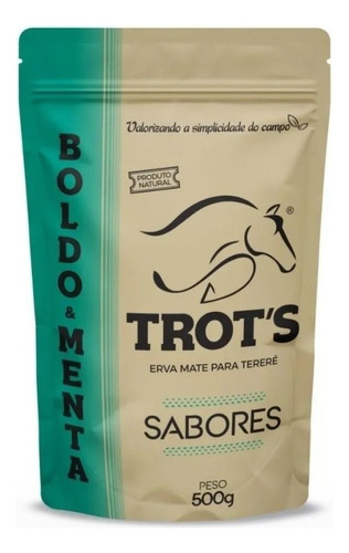 Trots Erva Tereré Premium Sabores Boldo E Menta 500g