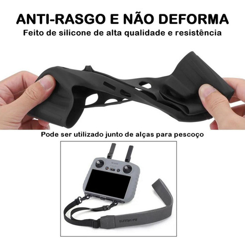 Capa De Silicone Para Controle Remoto Dji Rc 2