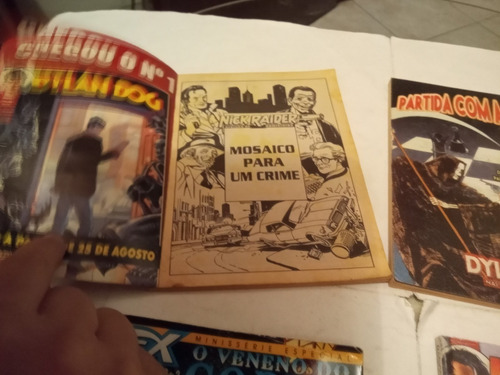 Lote 4 Gibis - Nick Raider / Tex / Mágico Vento - Mythos (Usado)
