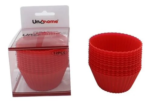 24 X Forminhas Silicone Mini Cupcake Bolo Pão Queijo Pudim