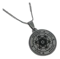Comprar Dije Medalla Talisman Cubo Metatron Protecci Geometria 00004
