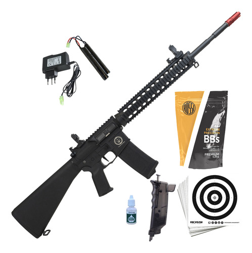 Rifle Rossi Neptune Ar15 6mm Dmr Plus Gatilho Programável
