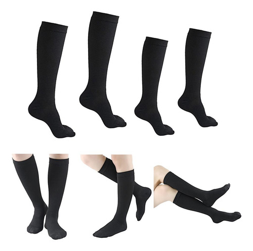 2 Pares De Medias / Calcetines De Compresión Para Mujer