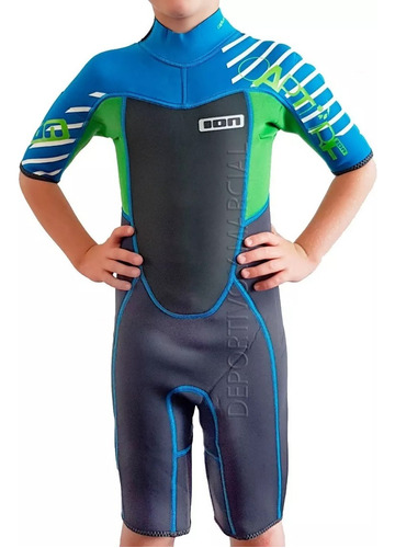 Traje Neoprene Ion Capture 2.5 Chicos Junior Corto Surf Cuot