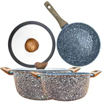 Comprar Juego De Ollas Y Sartenes Antiadherentes Keep Bateria De Ollas 5 Piezas Keep Bateria De Ollas Rokka Arcashopping Juegos De Olla Bateria De Ollas Juego De Bateria Cocina Keep