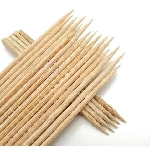 Palitos Brochetas Packs De 20cm X 100 Unds