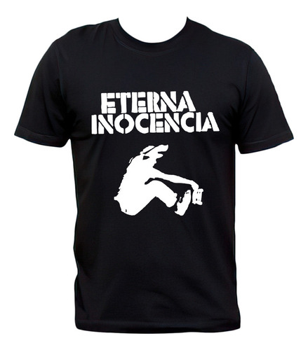 Remera Negra Eterna Inocencia Lados B Ei Punk Rock Skate