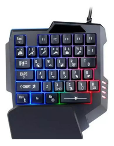 Teclado Mini Gaming N2000 Pro Una Mano 35 Teclas Somos Tiend