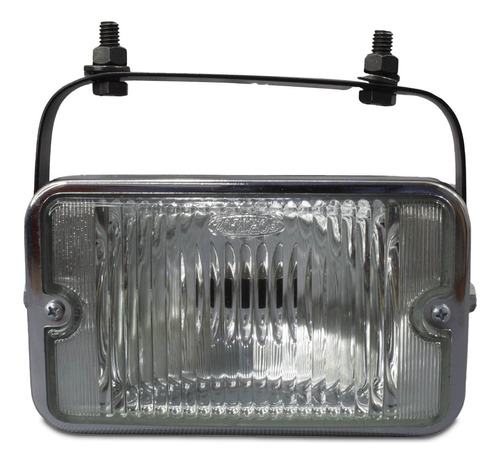 Farol Auxiliar Adaptação 157x95mm Cromado Jeep Buggy