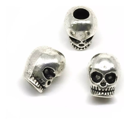 Dijes Chiche Bisutería Pack 30 Unds Modelo Calavera Ch24