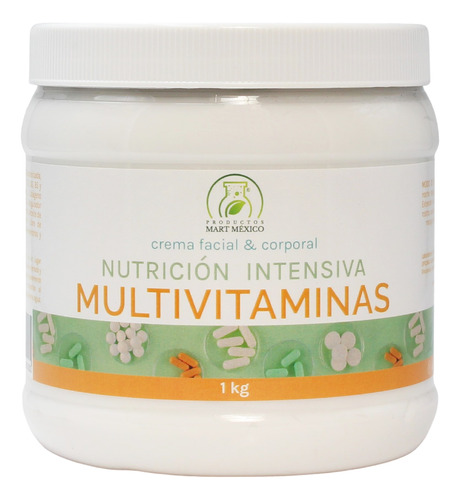 Crema Nutrición Intensiva Multivitaminas Hidratante (1 Kilo)