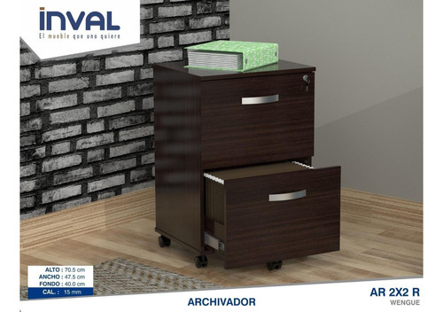 Archivador Ar2x2 Color Wengue