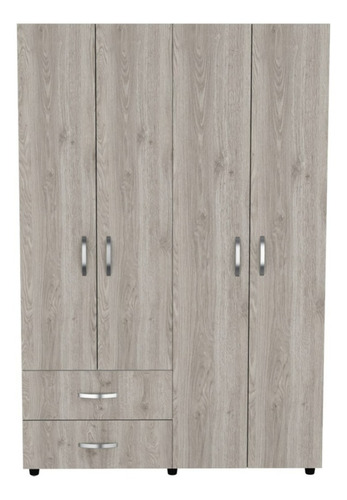 Closet Ankora Ceniza Blanco 180x120x47cm