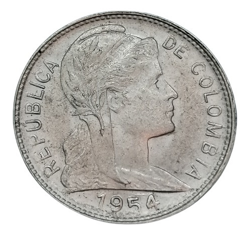 Colombia Moneda 1 Centavo 1954