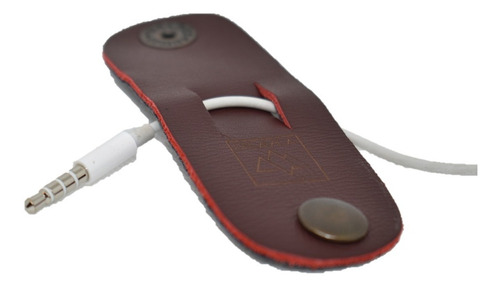 Imagen 1 de 1 de Organizador De Alambres Cables De Cuero Auriculares