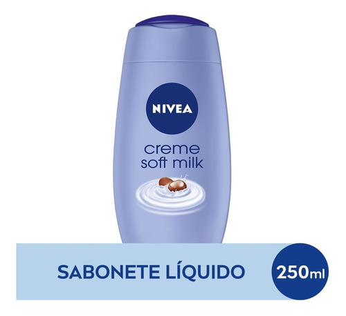 Sabonete Liquido Corporal Soft Milk 250ml Nivea