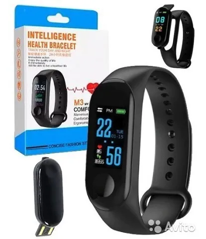 Smartwatch pulsera inteligente ritmo cardiaco m3 smart t1546 sale