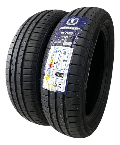Kit 2 Pneus 155/60 R15 Sunwide Rs Zero 74t