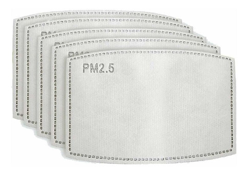 Warmword 50 Piezas Pm 2.5 Filtro De 5 Capas Filtros