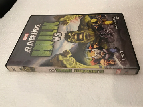 Dvd Original Marvel El Increible Hulk Vs Thor Y Vs Wolverine (Usado)