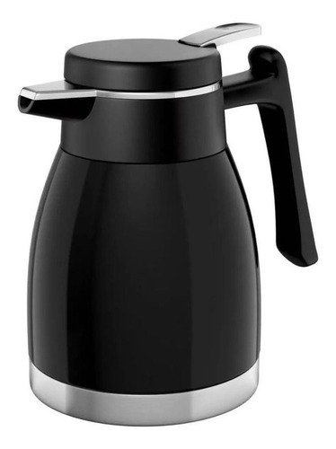 Bule Termico Inox Garrafa De Cafe Euro 1,2l Cor Preto