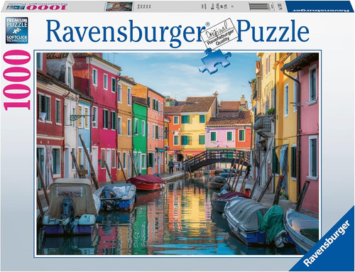 Puzzle Ravensburger 17392 Burano In Italy 1000 Piezas Jig...