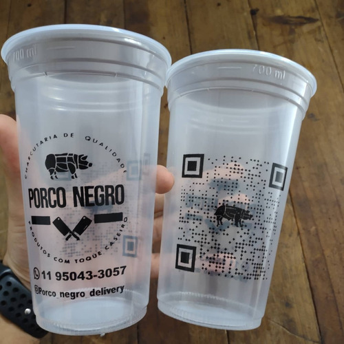 Imagem 6 de 9 de Copo Personalizado 700 Ml. 500 Unidades