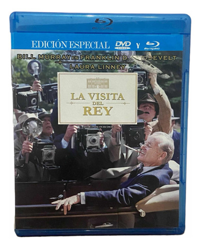 La Visita Del Rey. Hyde Park On Hudson. Blue Ray Y Dvd.