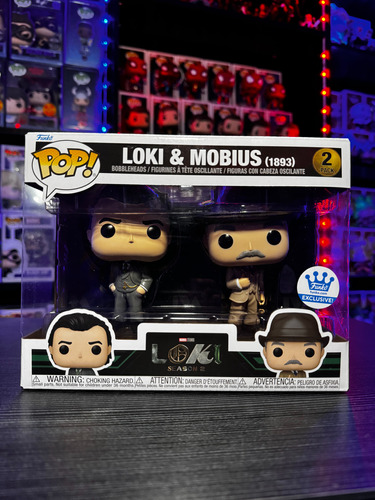 Loki & Mobius 2-pack Exclusivo Funko Shop