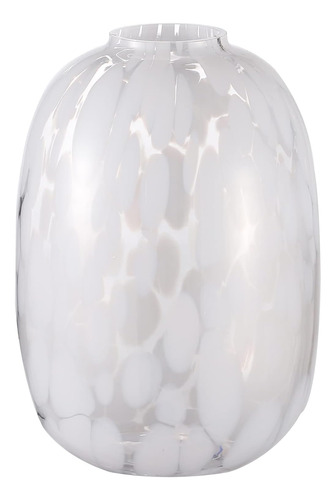 Jarrón De Cristal Blanco, Jarrón De Cristal Grande Para Flor