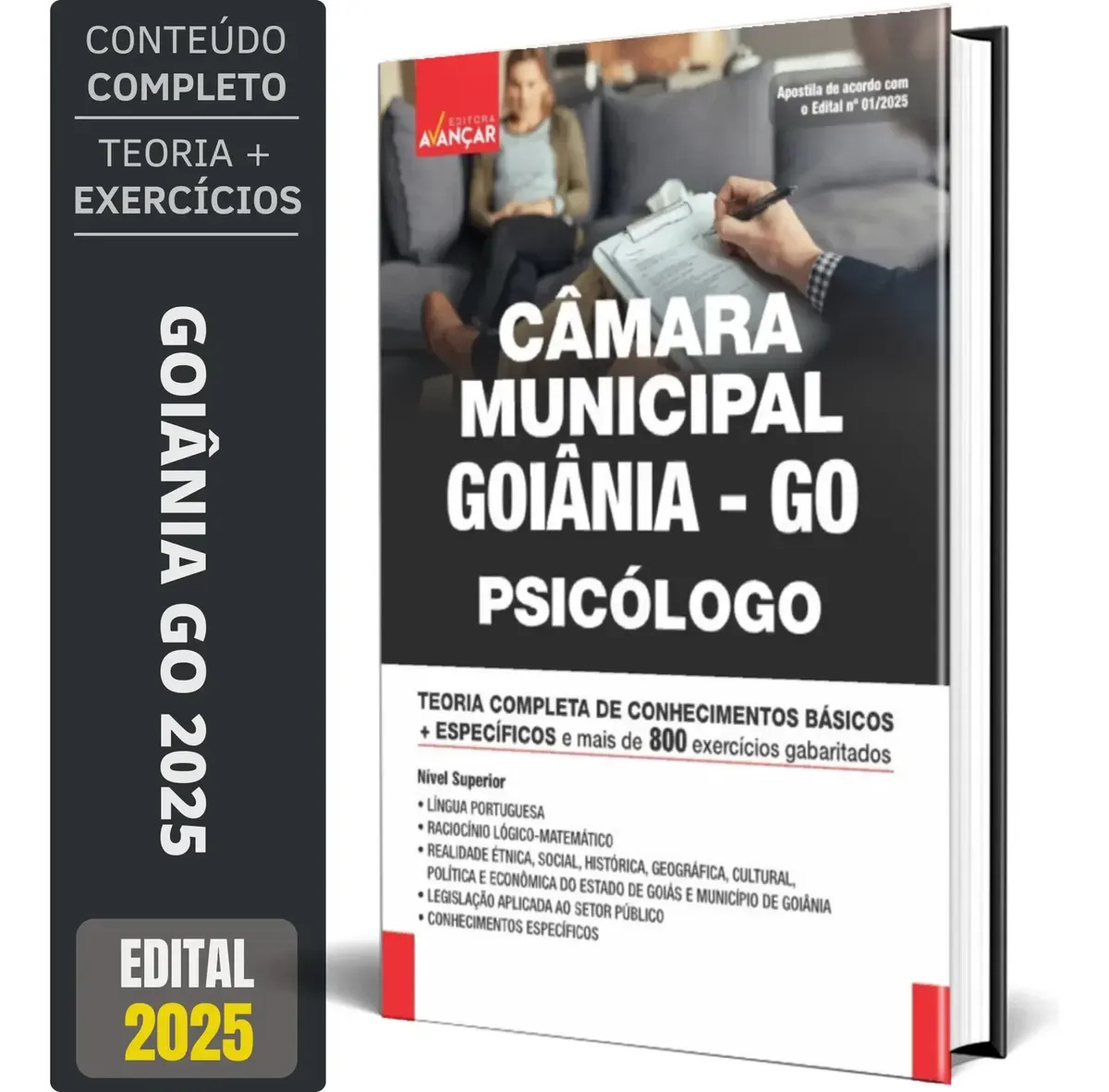 Apostila Câmara Goiânia Go - Psicólogo