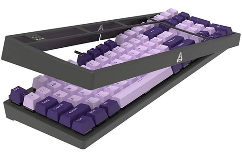 Imagen 4 de 4 de Teclado Mecánico Cherry Mx Switch Red - Ajazz B16 Purple