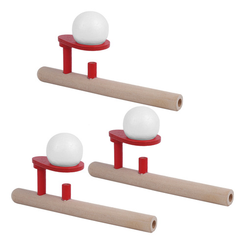 Pelotas Flotantes De Madera Para Soplar, Juguetes De Soplado