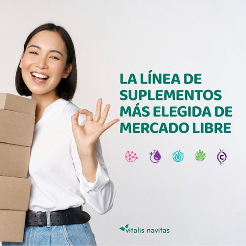 Imagen 5 de 9 de Plan 180 Días De Colágeno + Calcio | Vitalis Navitas