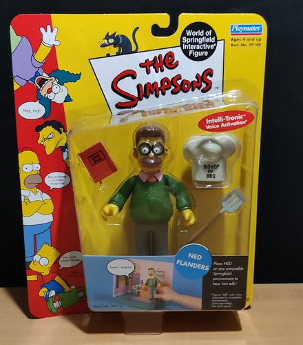 Los Simpsons Playmates - Ned Flanders (Usado)