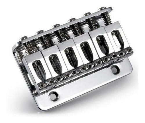 Ponte Fixa P/ Guitarra Stratocaster Standard Cromada Ronsani